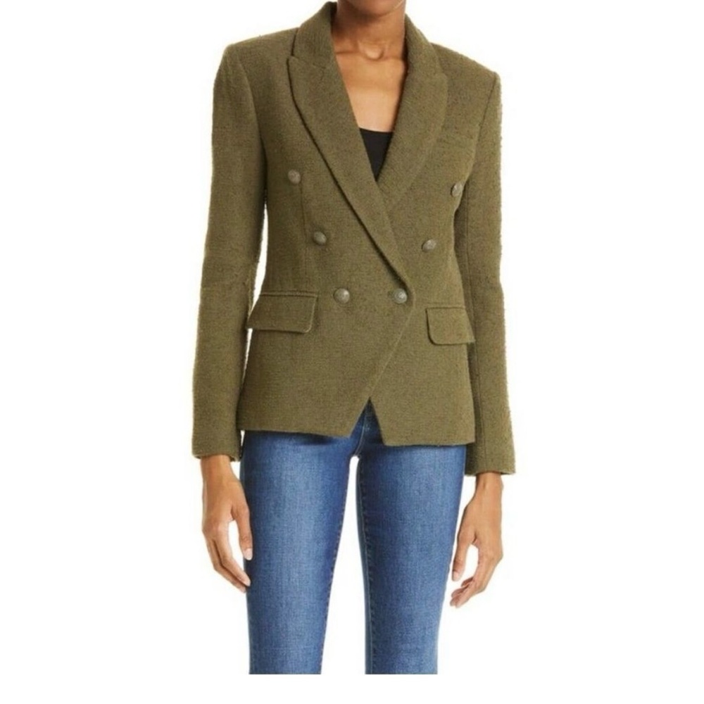 L’AGENCE Kenzie Boucle blazer
